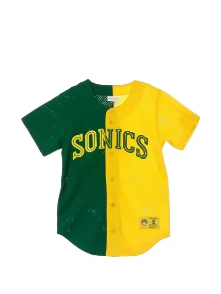 Cămașă Mitchell & Ness plasă verde