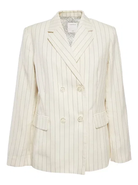 Sacou cu dungi Sandro cu dungi cu două rânduri de nasturi