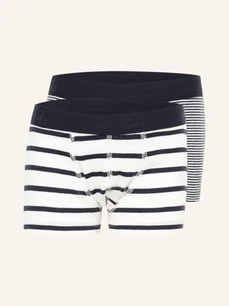 Petit Bateau Boxerky 2 Kusy V Balení černá bílá