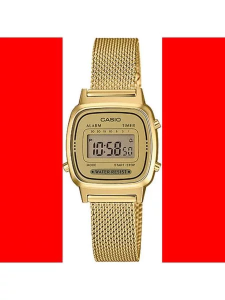 Hodinky Casio žluté