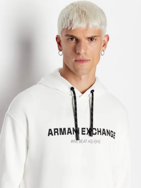 Худи Armani Exchange белое