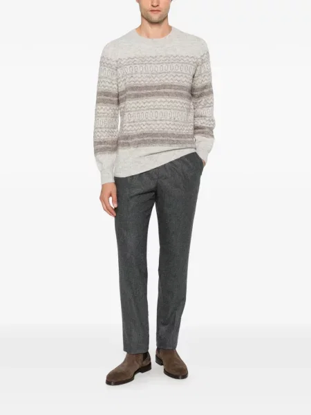 Pulover Brunello Cucinelli gri