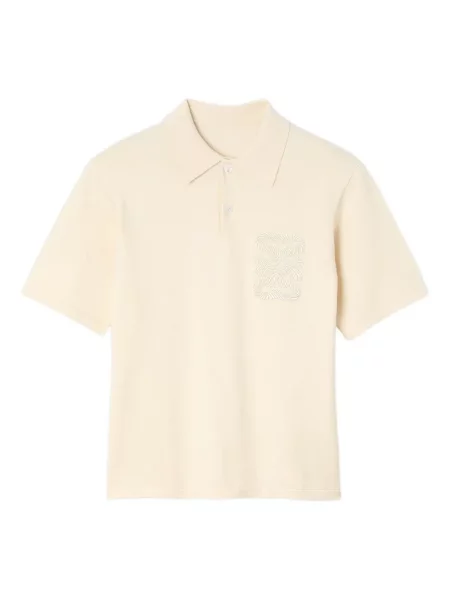 Polo Sandro cu broderie galben