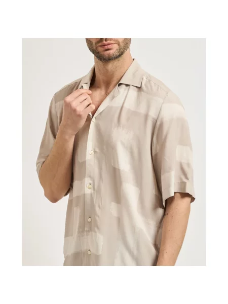 Koszula casualowa o kroju regular fit z model RAYER_M' Hugo beżowa