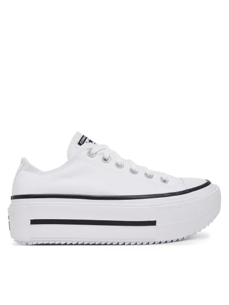 Modne superge Converse Chuck Taylor All Star Lift Double Stack Platform bela