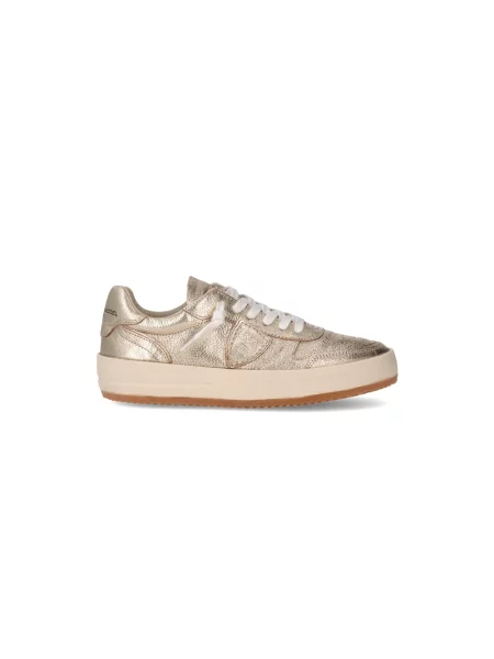 Buty do tenisa Philippe Model skórzane do tenisa szare