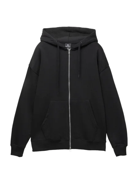 Pull&Bear Gornji dio trenirke crna