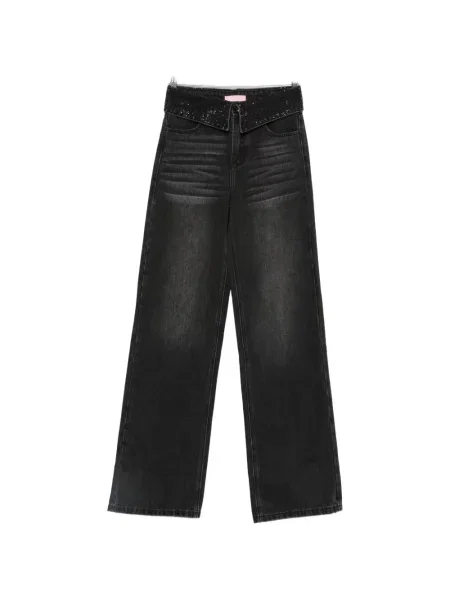 Blugi cu picior larg Twenty Fourhaitch negru