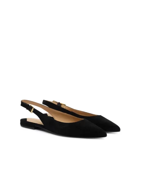 LAUREN RALPH LAUREN Baleriny czarny