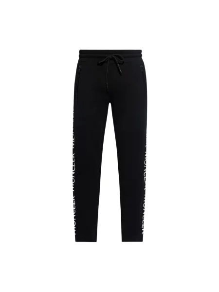 Spodnie dresowe Moncler z logo czarne
