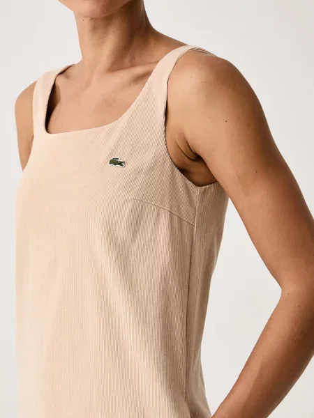 Lacoste ruha kordbársony bézs