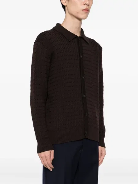 Cardigan Tagliatore maro