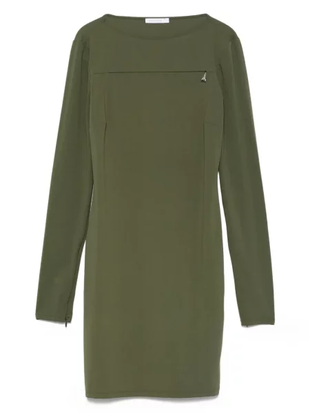 Rochie maxi Patrizia Pepe lungă de costum verde