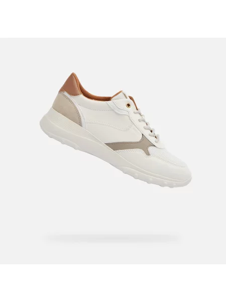 Sneakerși Geox alb