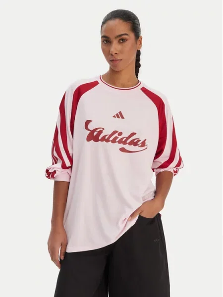 Μπλούζα Adidas Performance ροζ