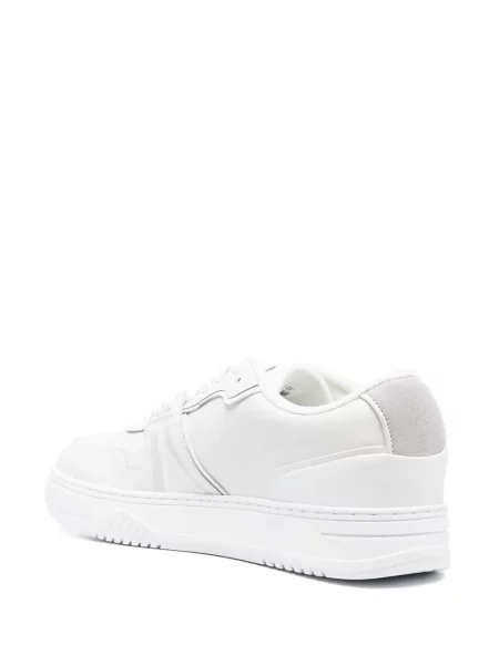 Fűzős csipkés sneaker Lacoste fehér