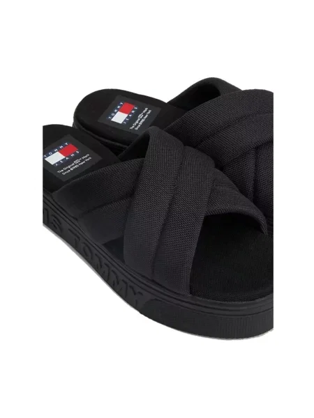 Klapki Tommy Hilfiger czarne