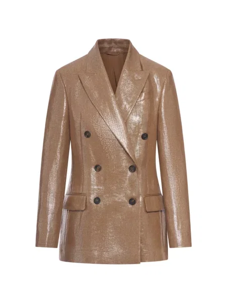 Sacou Brunello Cucinelli cu două rânduri de nasturi