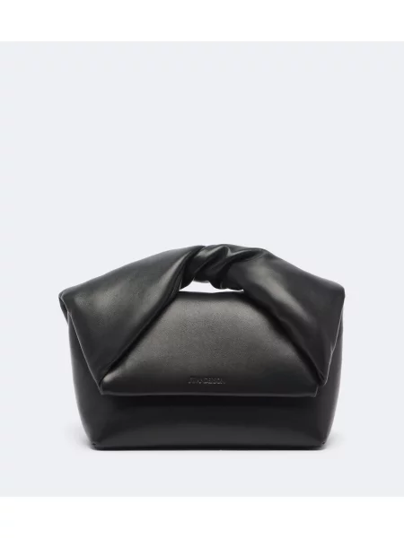 Top Jw Anderson din piele negru