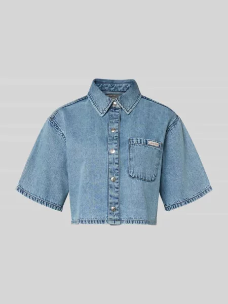 Koszula o skróconej długości w stylu dżinsu Calvin Klein Jeans