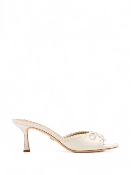 Sandale Badgley Mischka cu funde alb