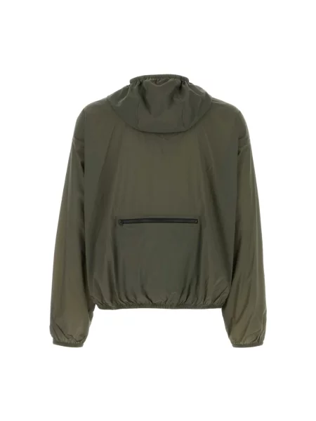 Kurtka The North Face z kapturem czerwona