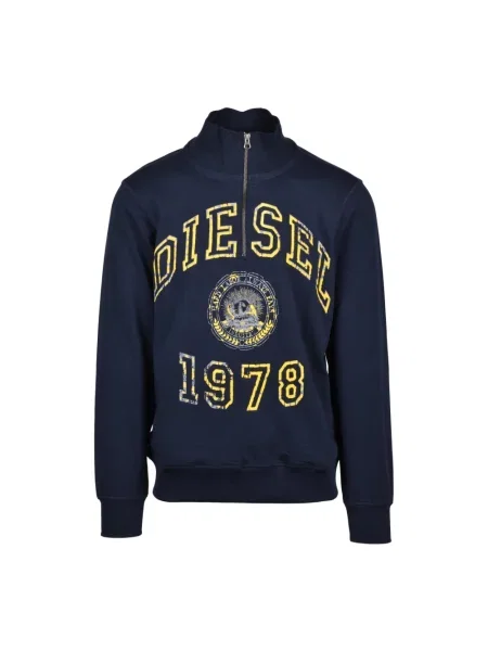 Bluza rozpinana Diesel niebieska
