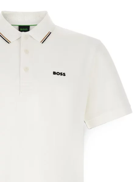 Tricou polo Boss cu imagine