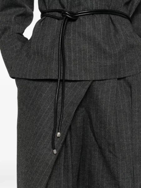 Pantaloni La Piscine plic gri