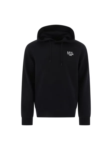 Bluza z kapturem A.p.c. czarna