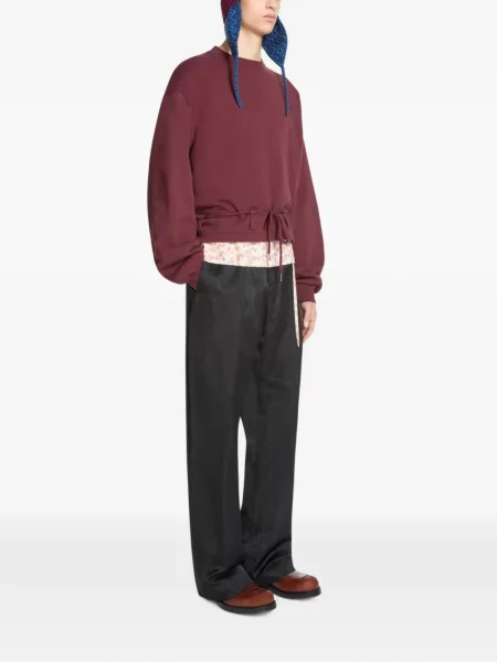Decupat hanorac Dries Van Noten roșu