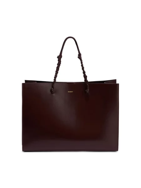 Shopperka Jil Sander brązowa