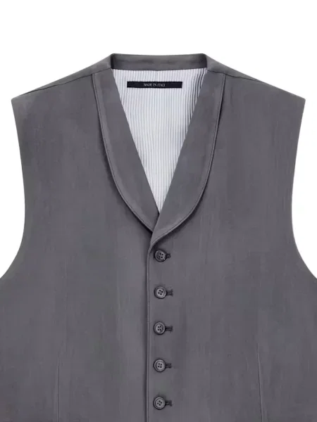 Vestă Giorgio Armani cu rever gri