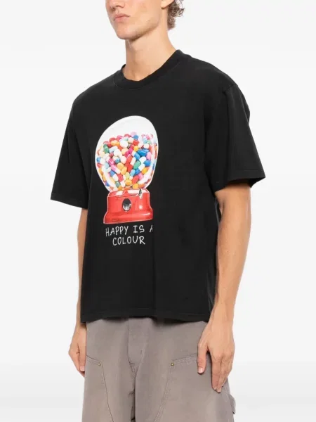 Tricou Melt cu imagine negru