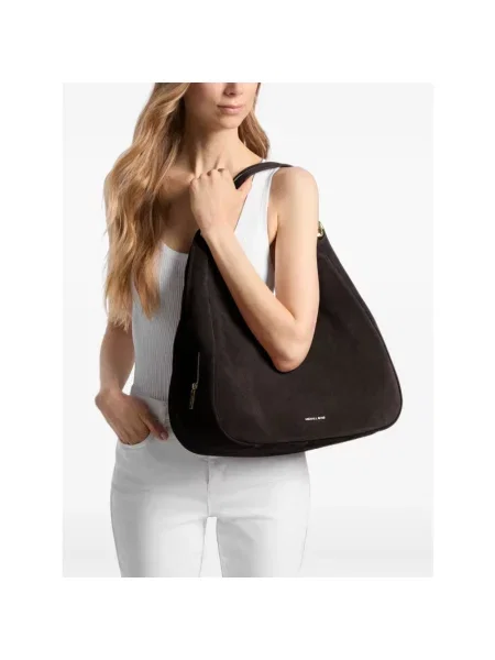 Shopperka Michael Kors skórzana brązowa