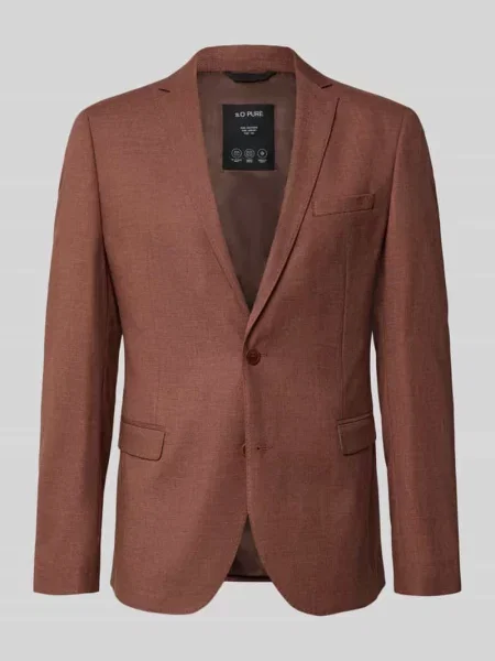 Marynarka o kroju slim fit z dodatkiem S.oliver Black Label