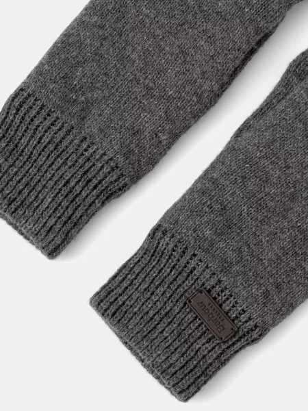Шерстяная кепка Barbour синяя