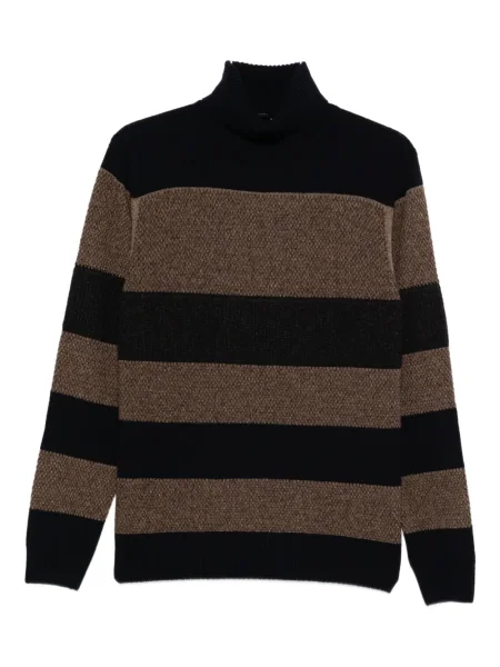 Golf golf Barba wełniany w paski niebieski