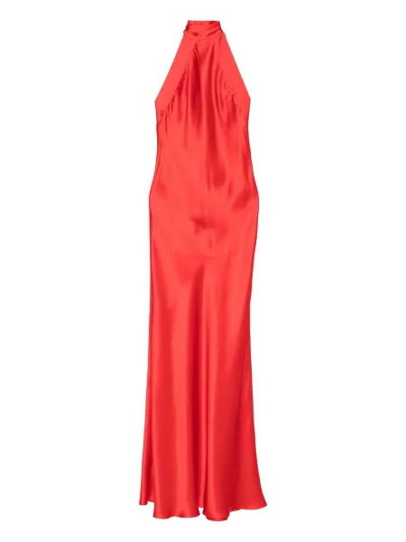 Rochie Il Volo cu gât halter roșu