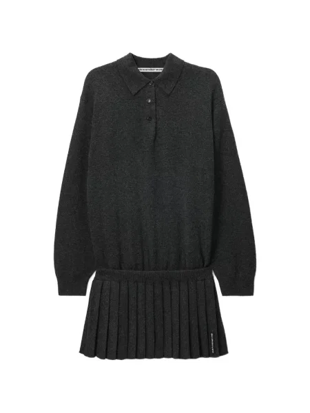 Lung rochie Alexander Wang gri