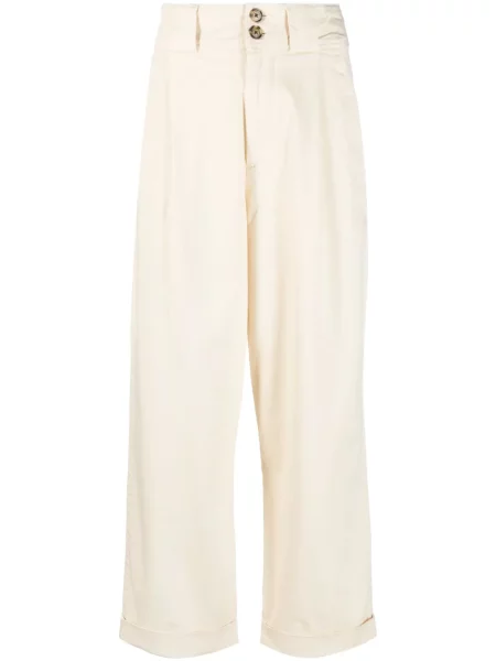 Pantaloni Woolrich cu talie înaltă