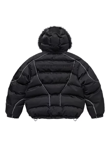 Geacă cu puf Supreme negru