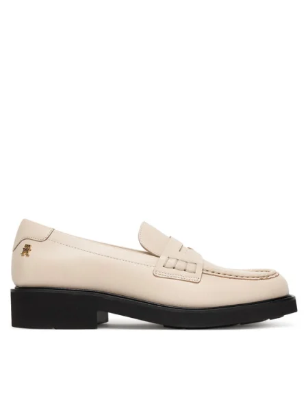 Pantofi loafer Tommy Hilfiger din piele