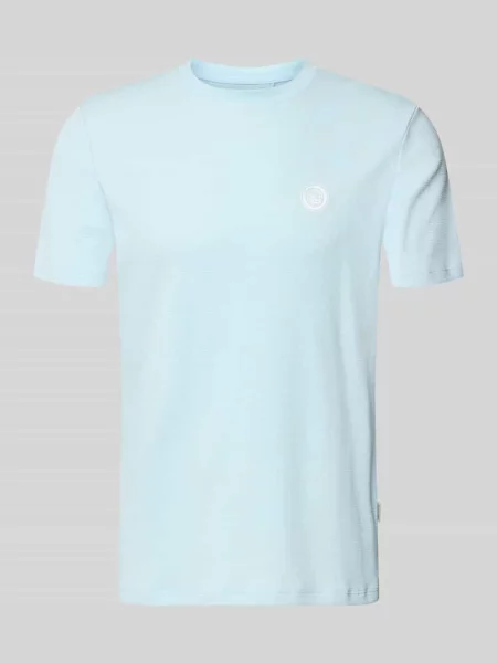T-shirt o kroju regular fit z fakturowanym wzorem model ‘Kaito’ Blend