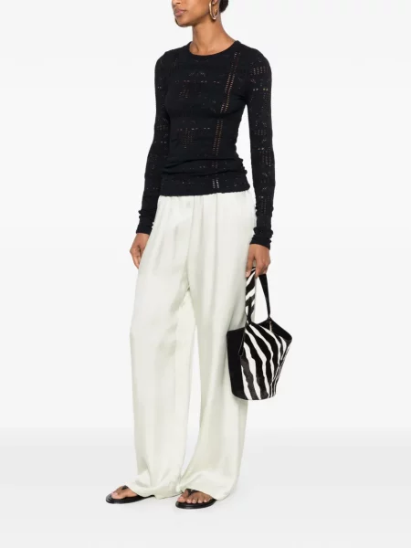 Lung top Nanushka negru