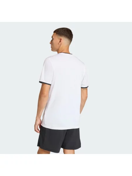 Koszulka Adidas z dżerseju biała
