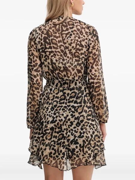 Rochie mini Morgan cu imagine cu model leopard plic