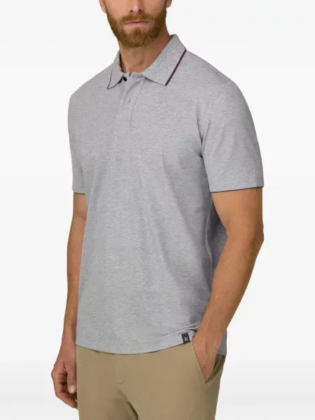 Tricou polo Boggi Milano stretch gri