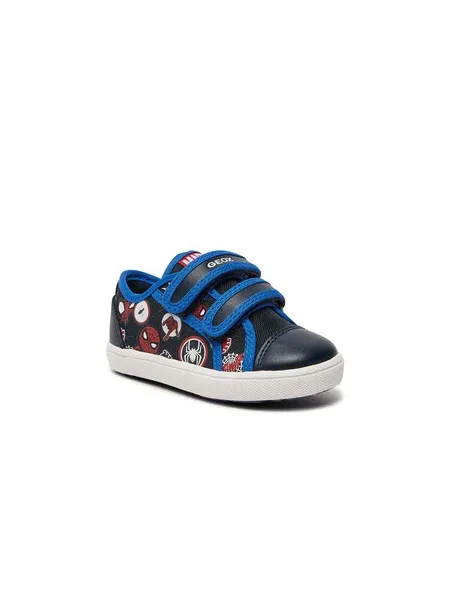 Sneakersy Geox B Kilwi Boy M Tmavomodrá