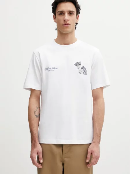 Filling Pieces Broken Plate tricou basic din pentru bărbați alb